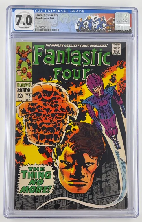 Fantastic Four #78 CGC 7.0 Marvel 1968