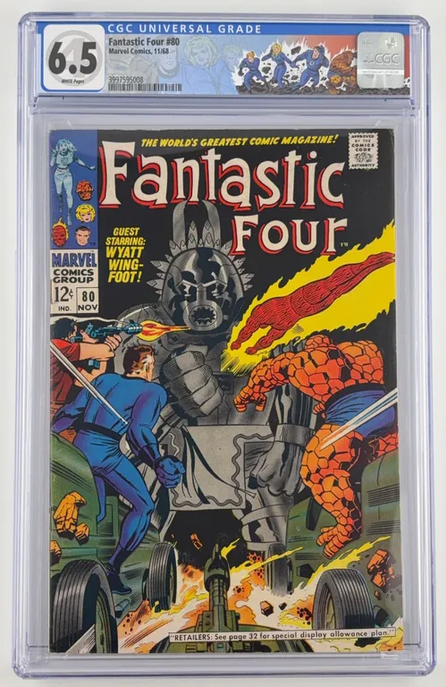 Fantastic Four #80 CGC 6.5 Marvel 1968