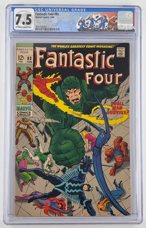 Fantastic Four #83 CGC 7.5 Marvel 1969
