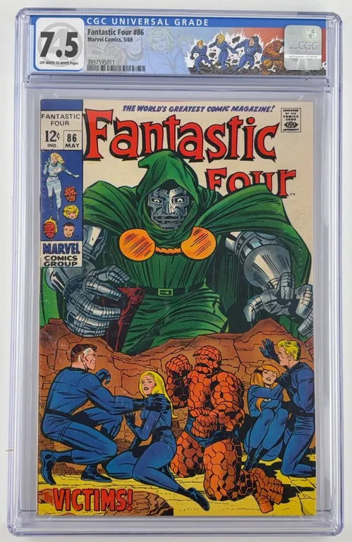 Fantastic Four #86 CGC 7.5 Marvel 1969