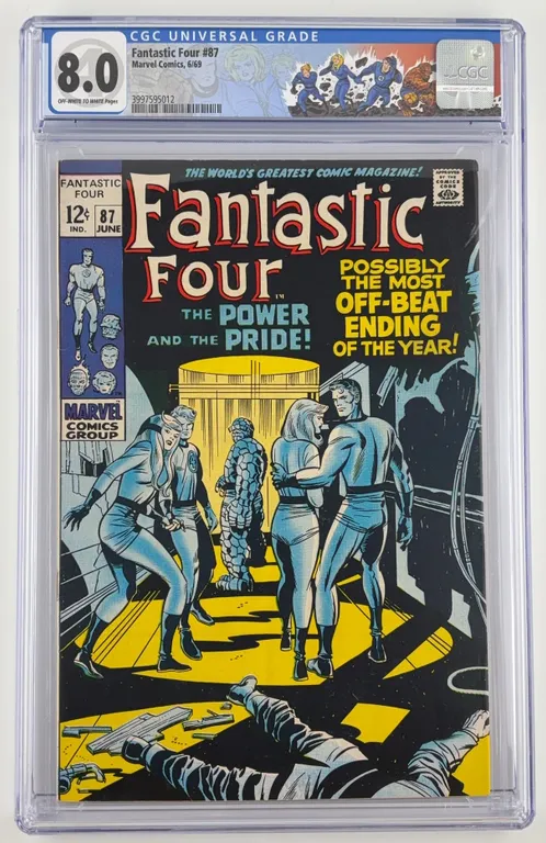 Fantastic Four #87 CGC 8.0 Marvel 1969