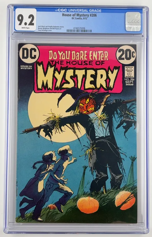 House of Mystery #206 CGC 9.2 DC Comics 1972