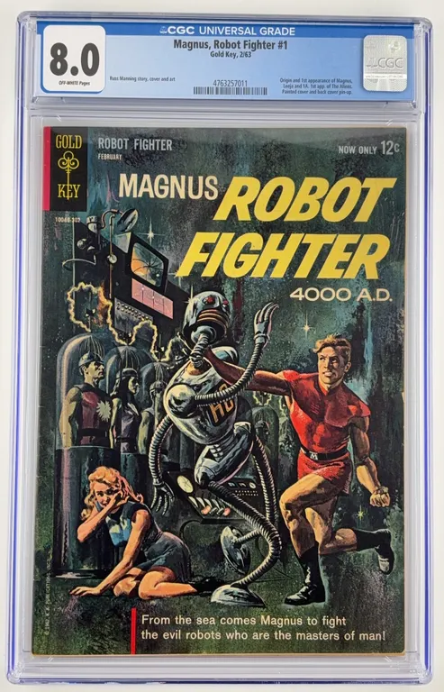 Magnus, Robot Fighter #1 CGC 8.0 Gold Key 1963