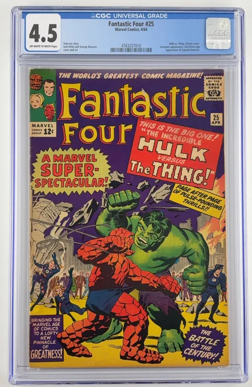 Fantastic Four #25 CGC 4.5 Marvel 1964