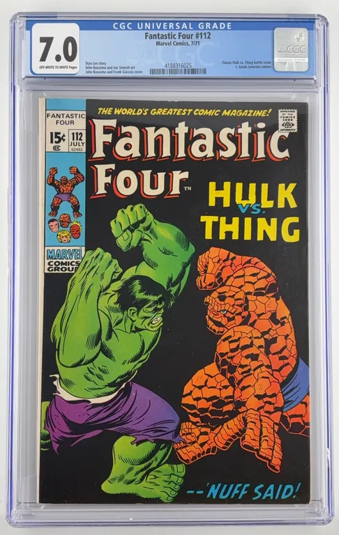 Fantastic Four #112 CGC 7.0 Marvel 1971