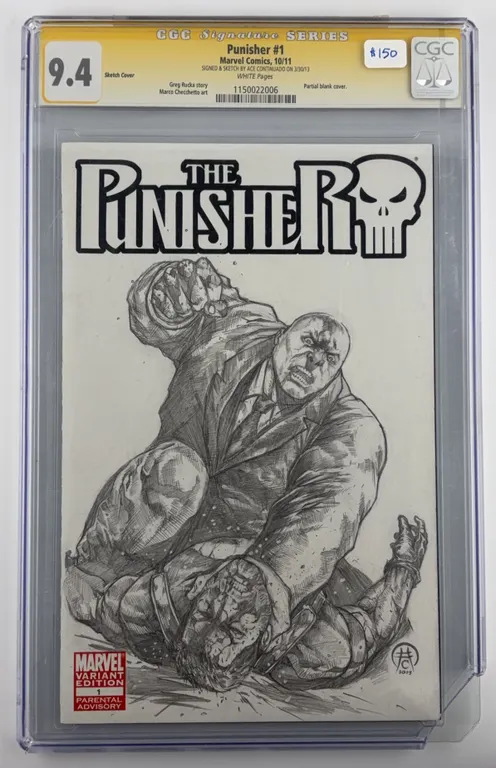 Punisher #1 CGC 9.4 Marvel 2011