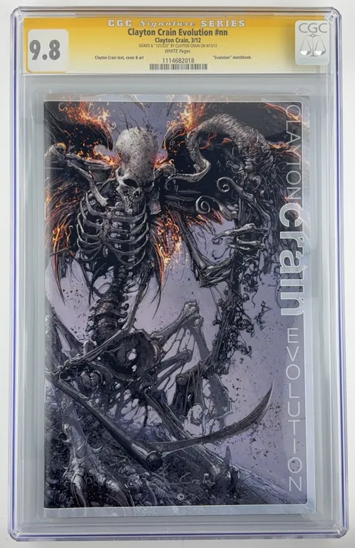 Clayton Crain Evolution #NN CGC 9.8 Clayton Crain 2012