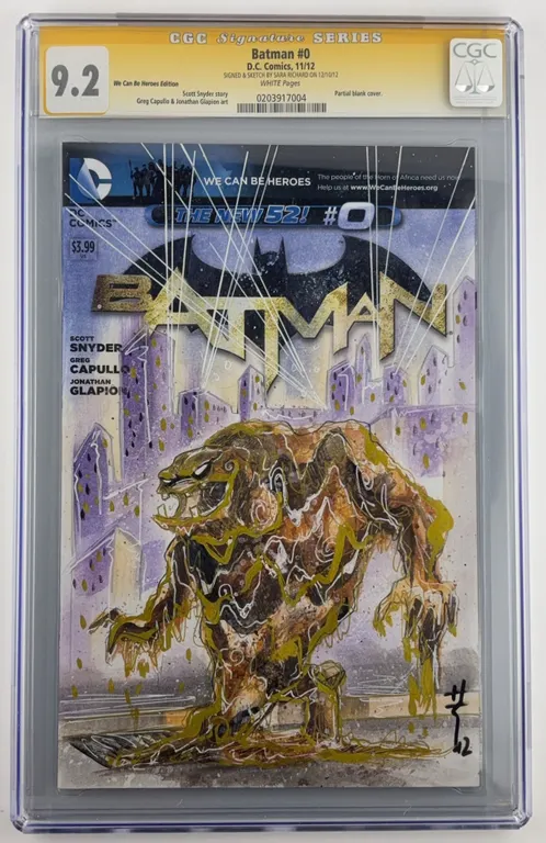 Batman #0 CGC 9.2 DC 2012