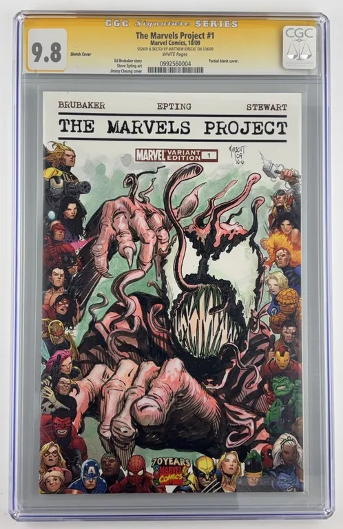 The Marvels Project #1 CGC 9.8 Marvel 2009
