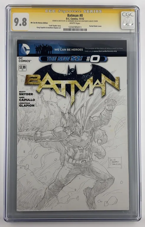 Batman #0 CGC 9.8 DC 2012