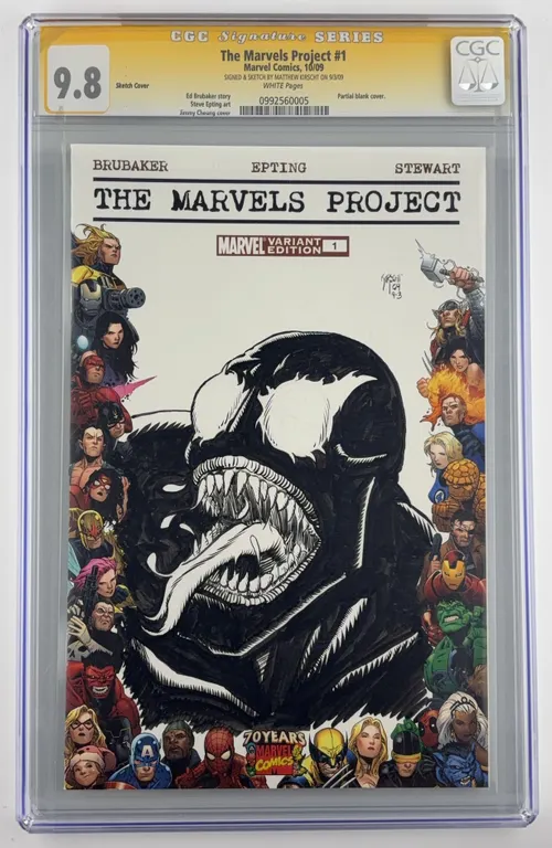 The Marvels Project #1 CGC 9.8 Marvel 2009