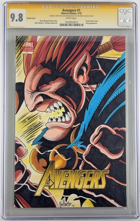 Avengers #1 CGC 9.8 Marvel 2010