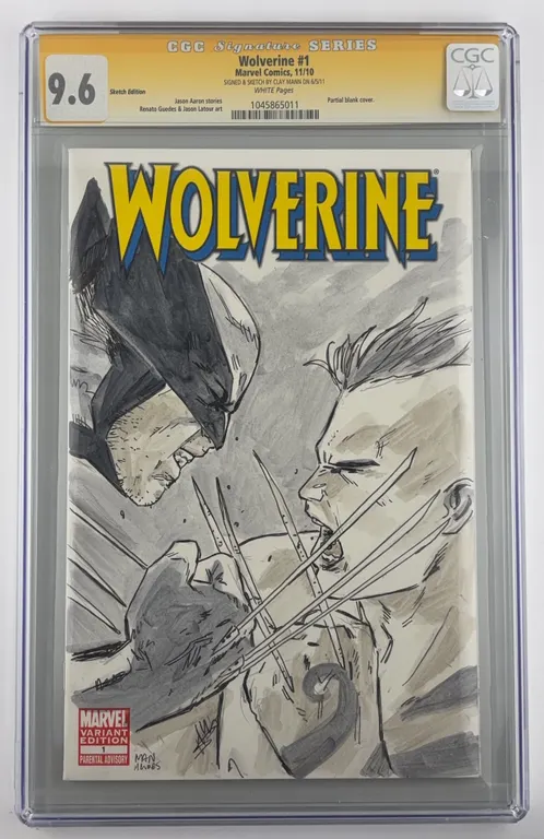 Wolverine #1 CGC 9.6 Marvel 2010