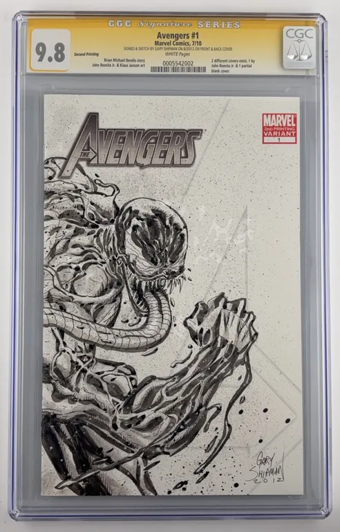 Avengers #1 Second Printing CGC 9.8 Marvel 2010