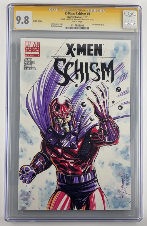 X-Men: Schism #1 CGC 9.8 Marvel 2012
