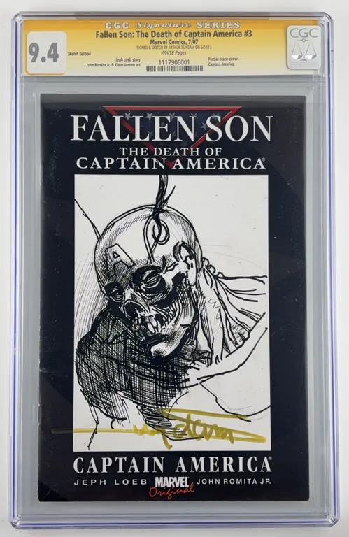 Fallen Son: The Death of Captain America #3 CGC 9.4 Marvel 2007
