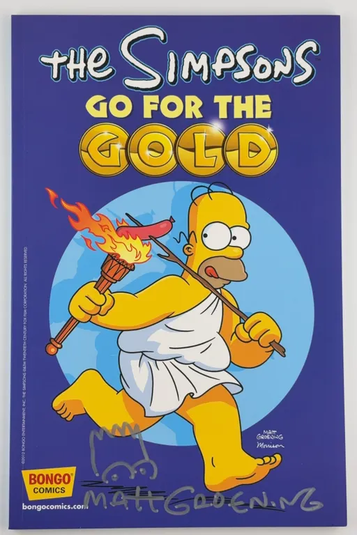 The Simpsons: Go for the Gold #1 SDCC Exclusive Bongo 2012