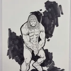 Conan Original Sketch Art Cary Nord