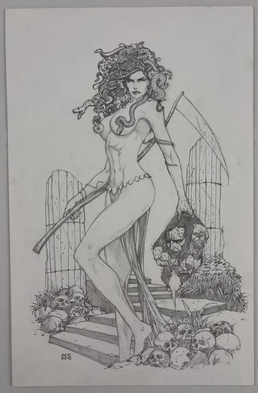 Original Fantasy Art by Ace Continuado