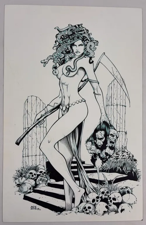 Original Fantasy Art by Ace Continuado