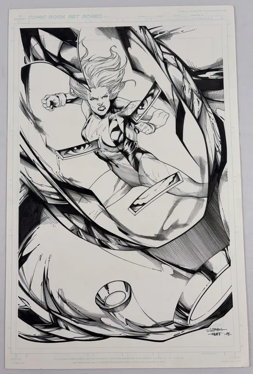 JC Fabula & Jeffrey Huet Original Art Marvel