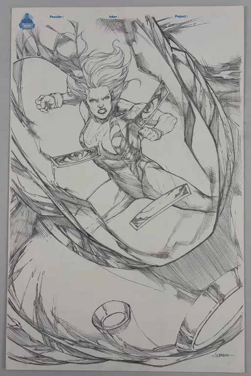 JC Fabula & Jeffrey Huet Original Art Marvel