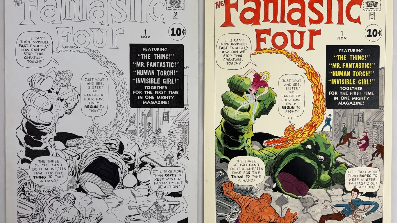 Fantastic Four #1 Cover Original Art Recreations