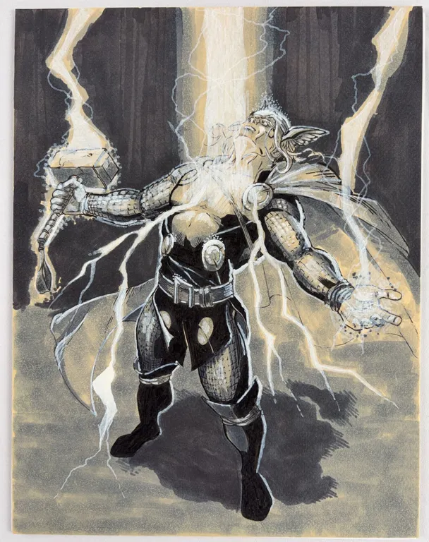 Original Thor Painted Art