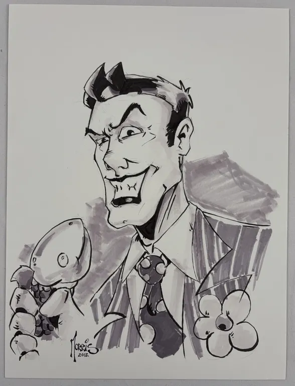 Joker Original Art by Morris