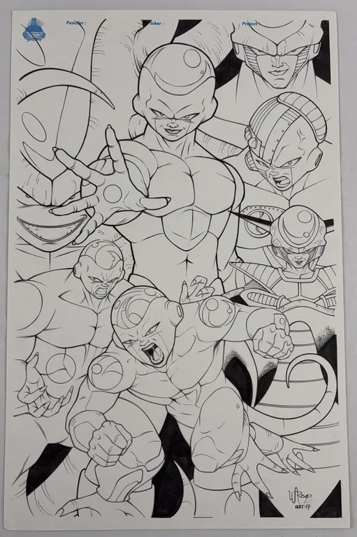 Dragon Ball Z Original Art by Jeffrey Huet