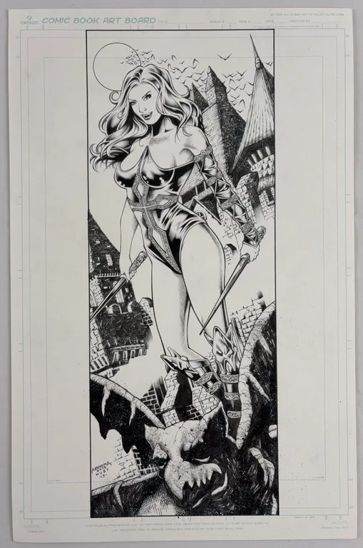 Original Fantasy Art by Jeffrey Huet