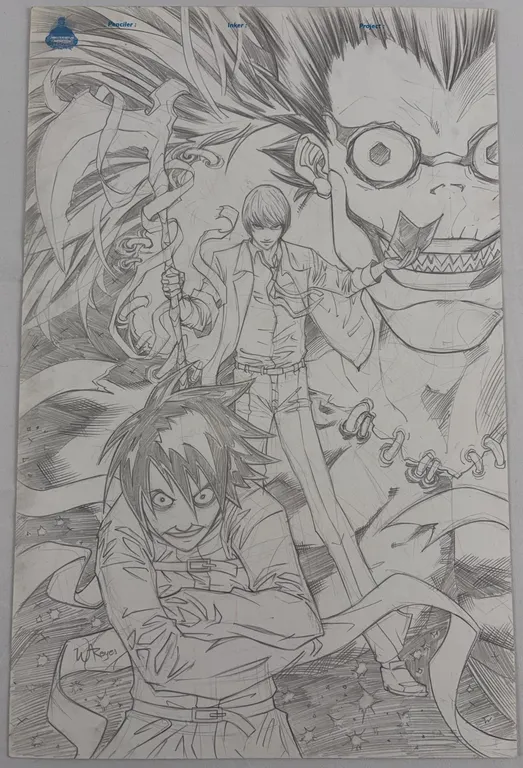 Death Note Original Art by William Reyes