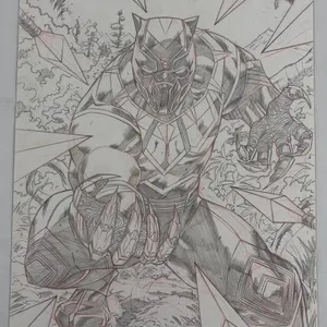 Black Panther Original Art by William Reyes