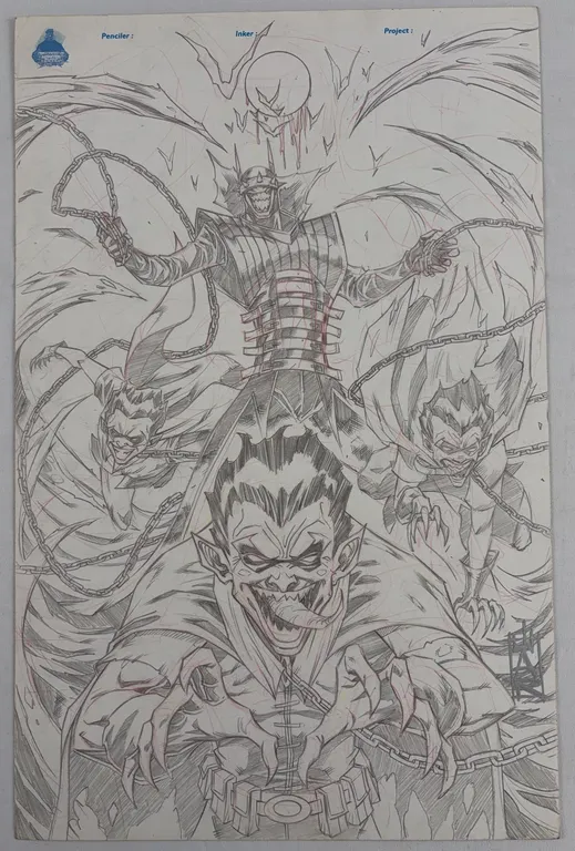 Batman Who Laughs Original Art by William Reyes
