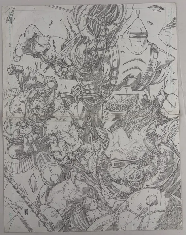 TMNT Villains Original Art by William Reyes