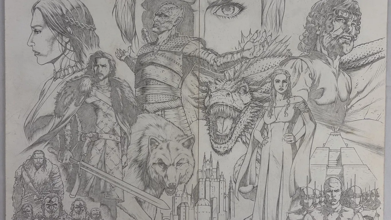 Game of Thrones Original Art by Francisco Mannix
