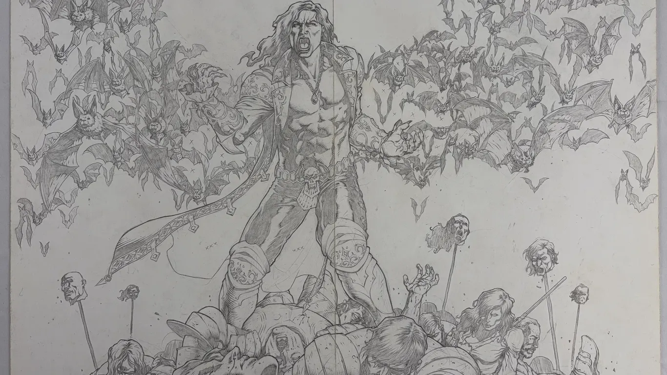 Vampire Original Art by Francisco Mannix