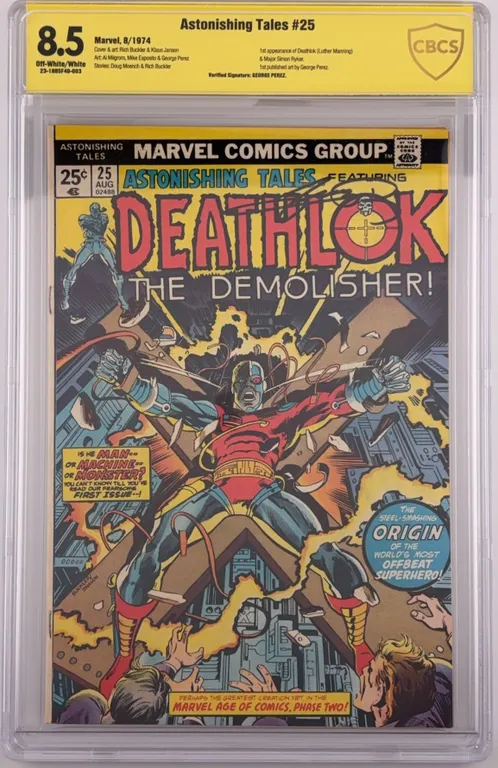 Astonishing Tales #25 CBCS 8.5 Signed George Perez Marvel 1974