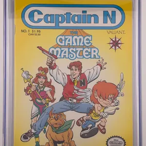 Captain N: The Game Master #1 CGC 9.8 Valiant 1990