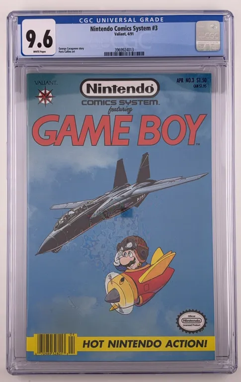 Nintendo Comics System #3 CGC 9.6 Valiant 1991