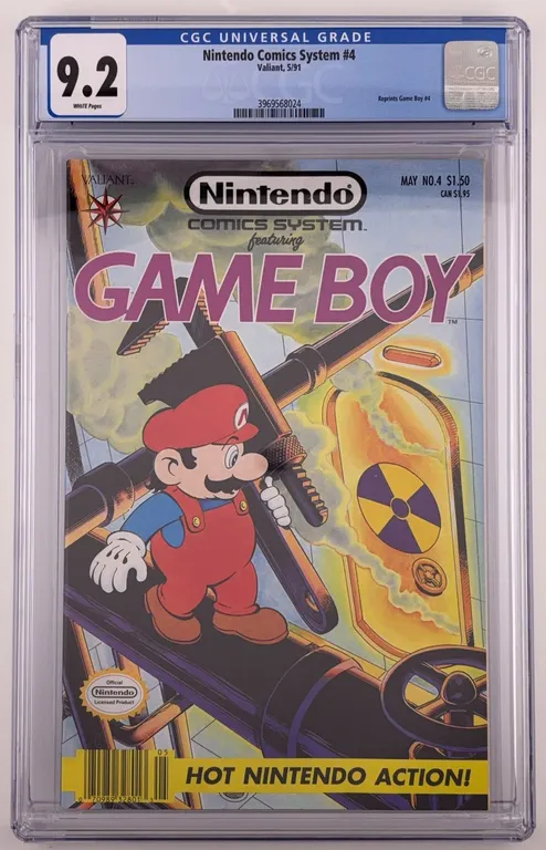 Nintendo Comics System #4 CGC 9.2 Valiant 1991