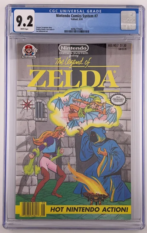 Nintendo Comics System #7 CGC 9.2 Valiant 1991