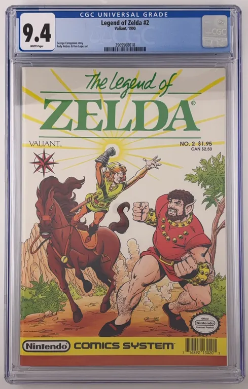 Legend of Zelda #2 CGC 9.4 Valiant 1990