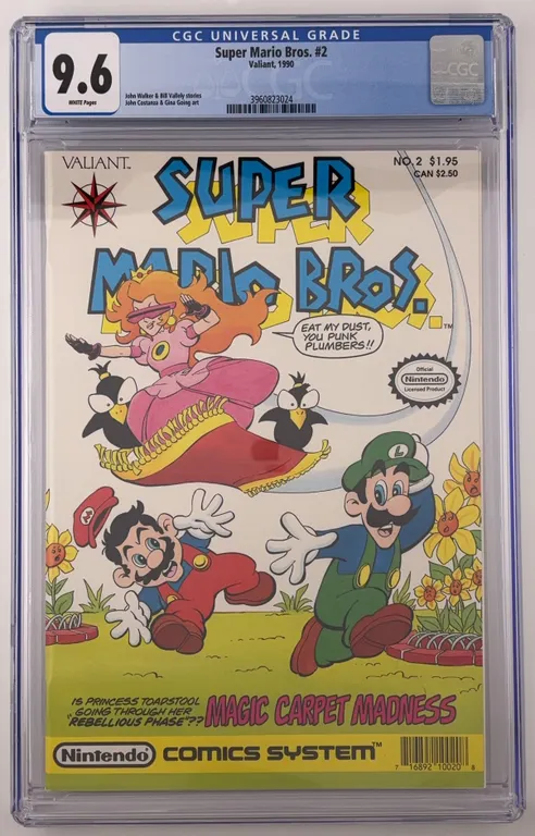 Super Mario Bros. #2 CGC 9.6 Valiant 1990