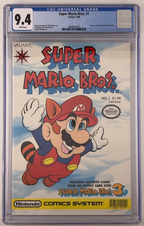 Super Mario Bros. #1 CGC 9.4 Valiant 1990