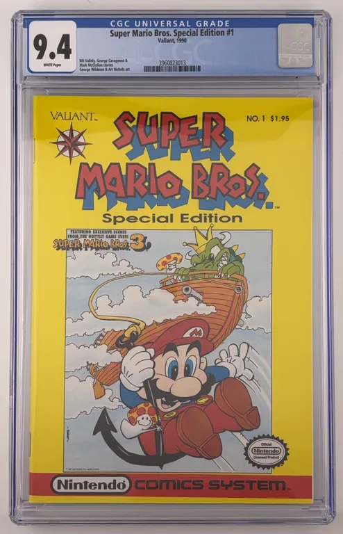 Super Mario Bros. Special Edition #1 CGC 9.4 Valiant 1990