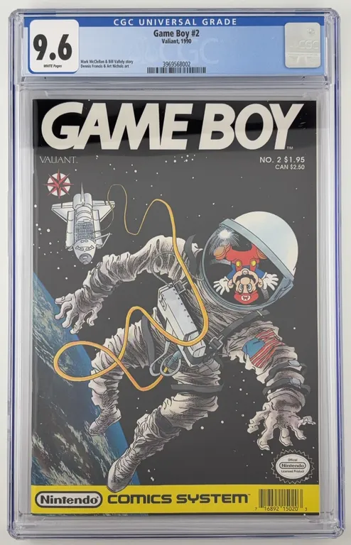 Game Boy #2 CGC 9.6 Valiant 1990