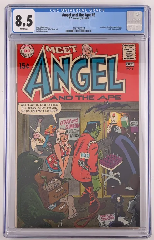 Angel and the Ape #6 CGC 8.5 DC Comics 1969