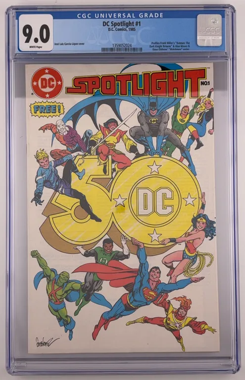 DC Spotlight #1 CGC 9.0 DC Comics 1985