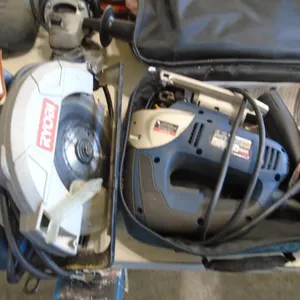 Ryobi Skill Saw; Ryobi Jig Saw w/ Case